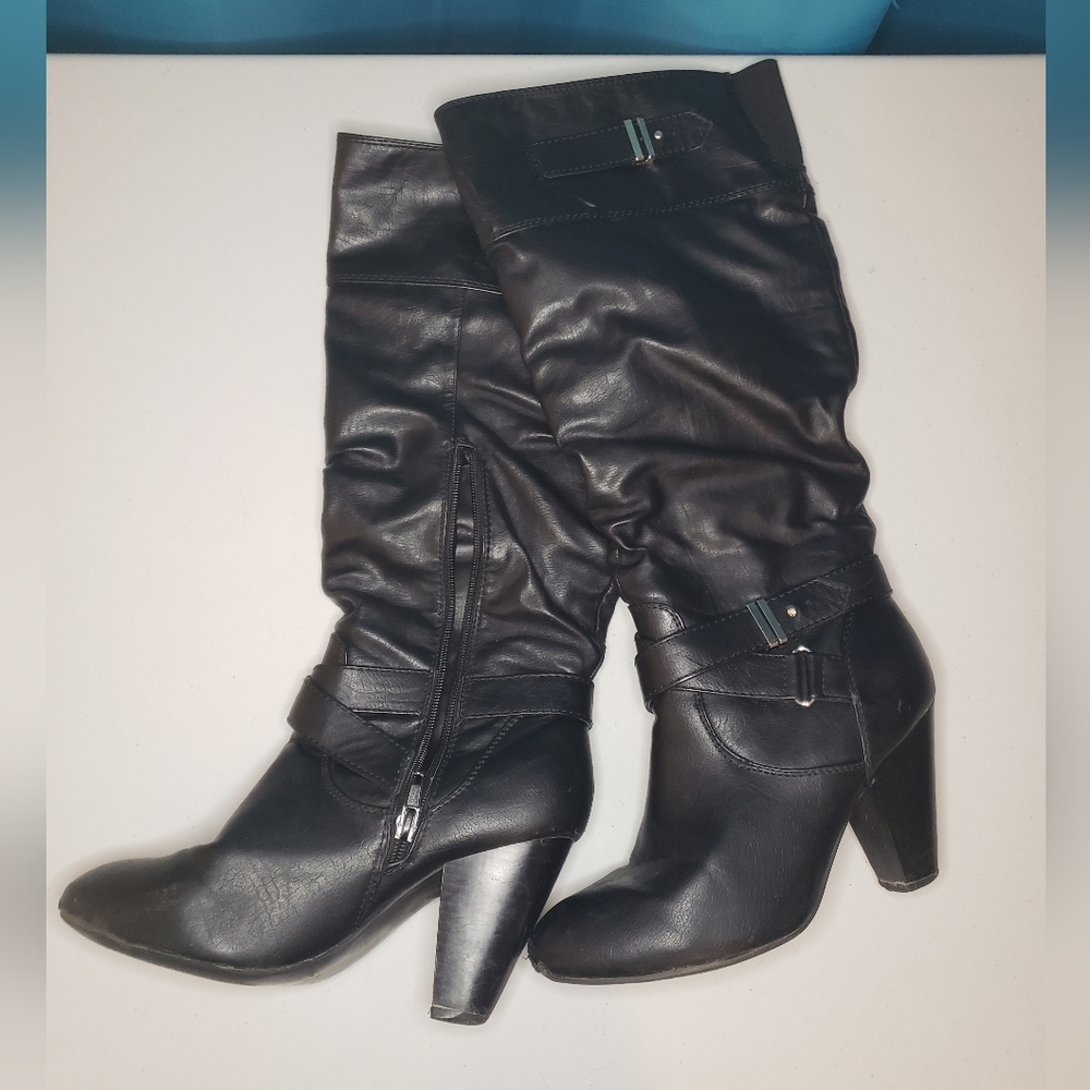 Rampage Womens heel boots Elisa size 7